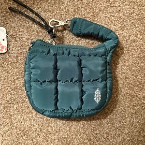 Fuji Jade Quilted micro pouch